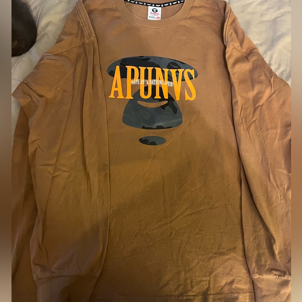 Aape long sleeved Brien tee shirt in XXL. Worn once